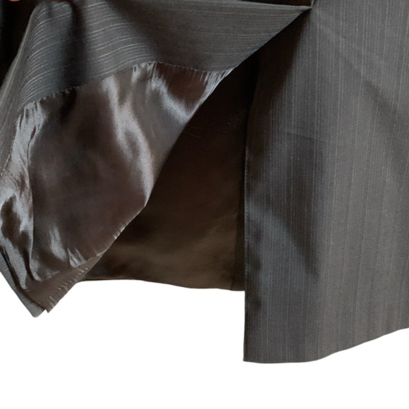 Lauren Ralph Lauren Sport Coat Mens 42 R Wool 2 Button Blazer Pinstriped Black - Picture 6 of 16